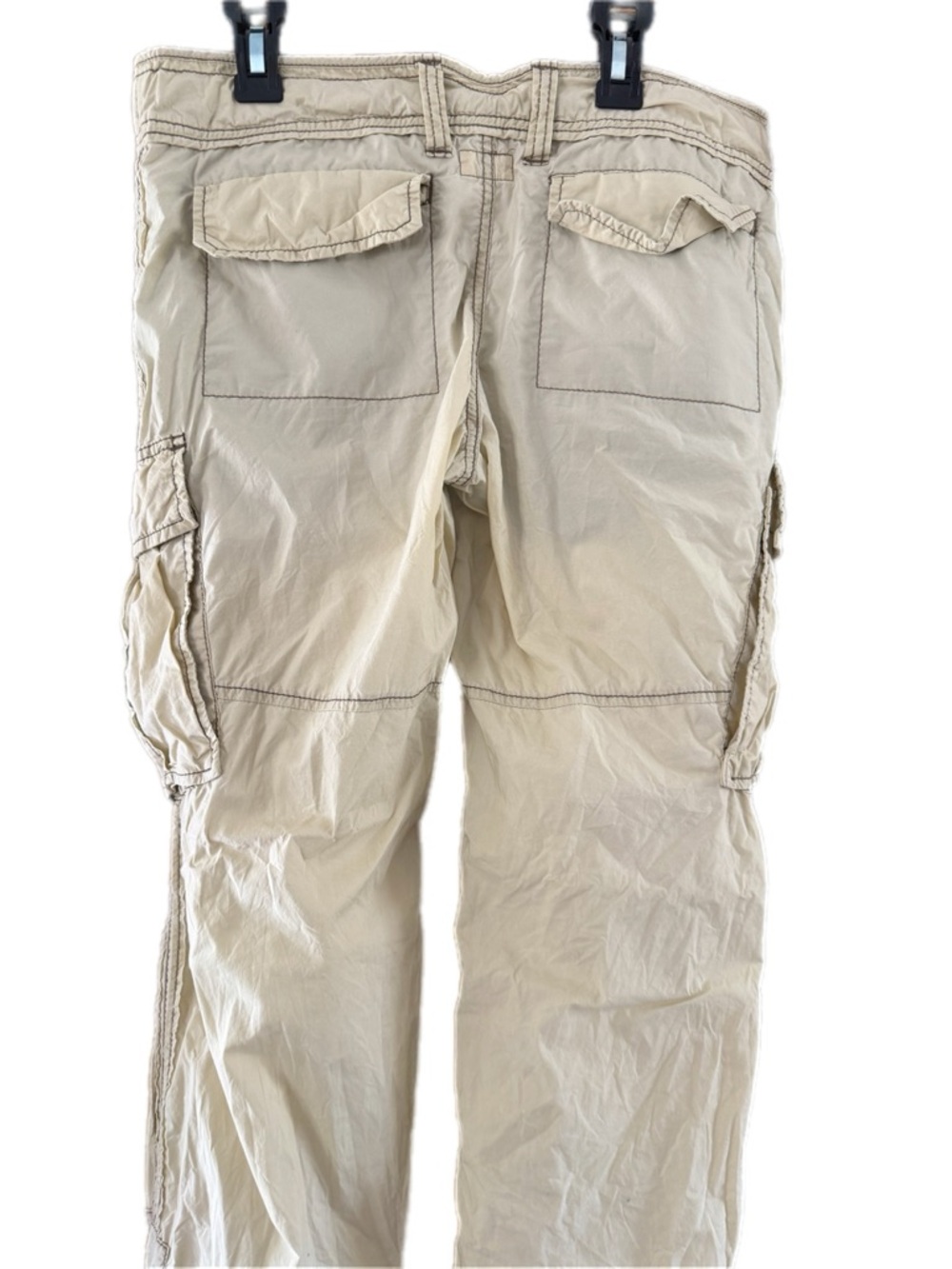 Free People Vintage Cargo pants Tan size 6 - Picture 7 of 14